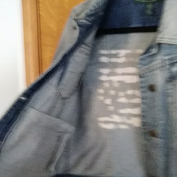 Ralph Lauren Blue Jean Jacket with American Flag Design - Picture 5 of 5